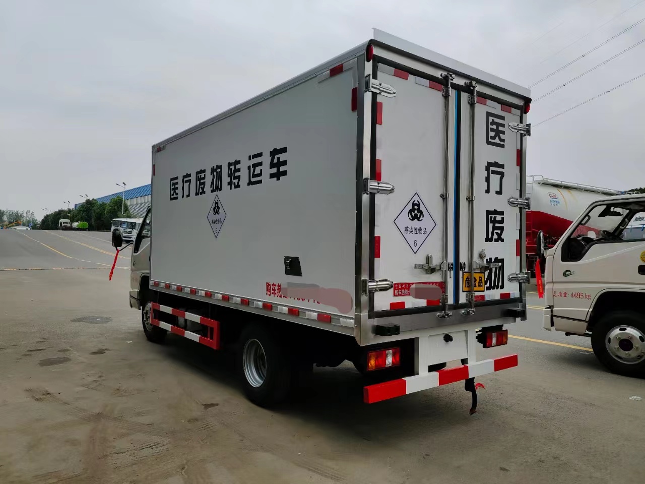 蓝牌江铃医疗废物转运车医院医废运输车