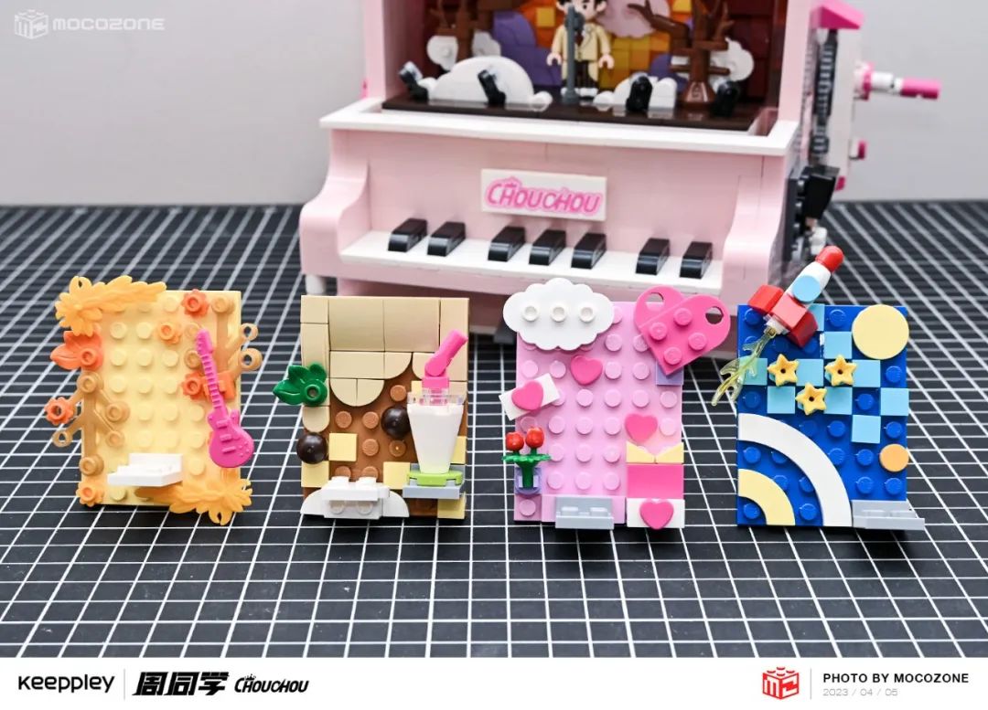 【积木测评】旋转的场景变换！周杰伦首款积木套装很有趣