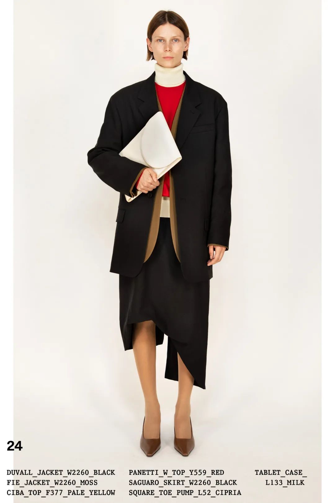 therow极简风t裙,therow长袖针织搭配