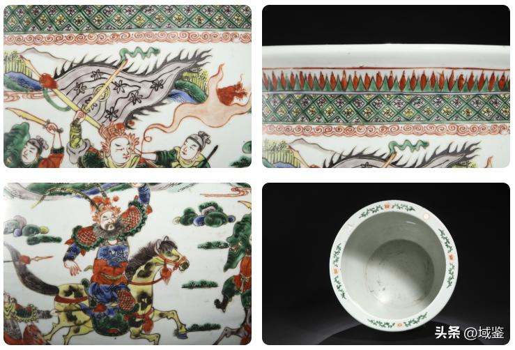 釉上五彩,釉上五彩富贵花