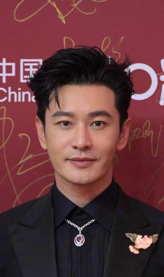 上海电影节明星生图,黄晓明上海电影节生图