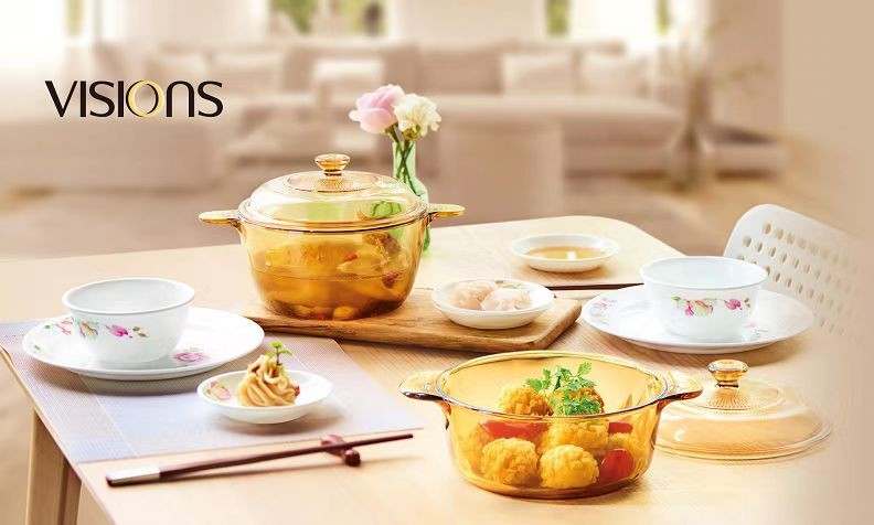 康宁高档餐具轻奢高级感,康宁彩瓷餐具