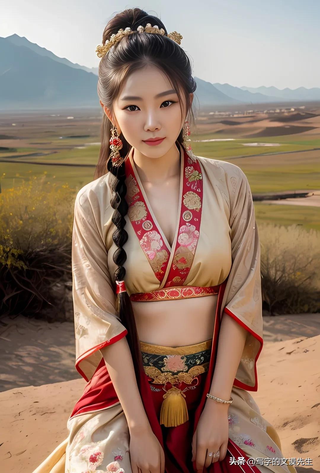 中世纪公主ai绘画,ai绘画异域古风公主