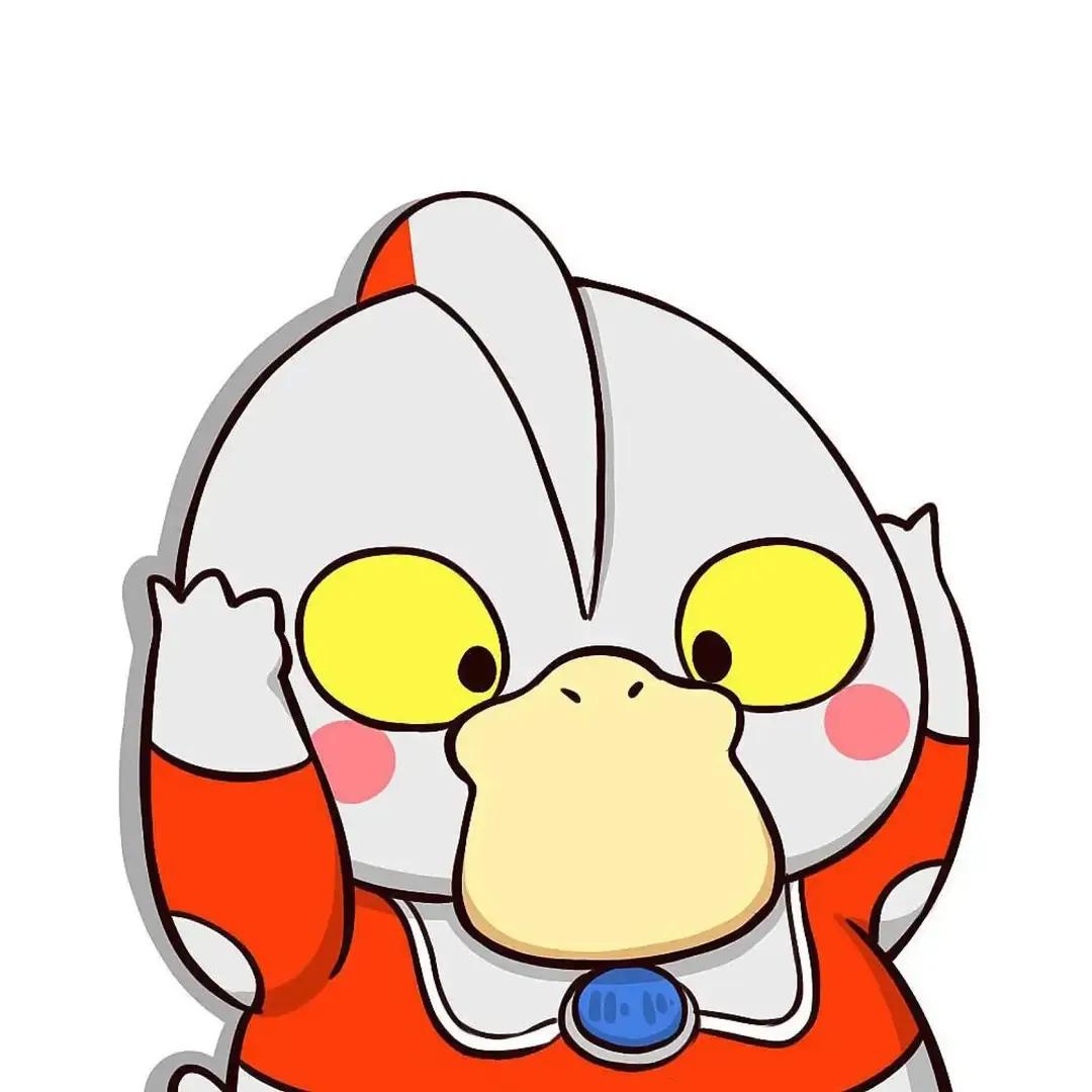 可达鸭系列头像,可达鸭系列头像q版