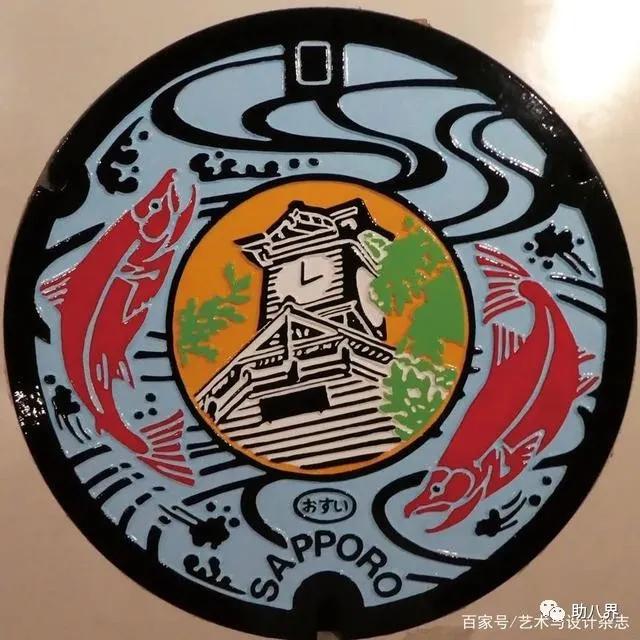 日本最惊人的井盖,真实的日本井盖