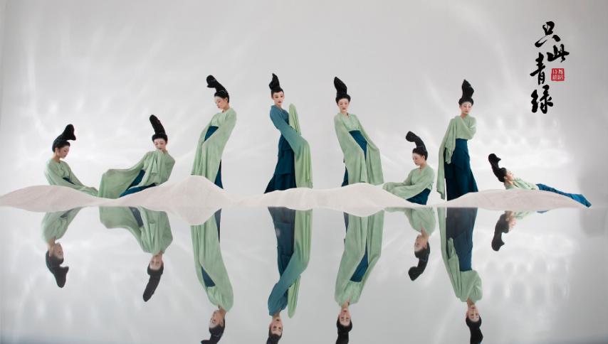 胡姬花青绿,胡姬花联名只此青绿花解析