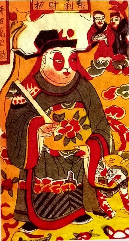 催旺财运-金元磁州窑白地黑彩绘“招财利市”纹梅瓶图像研析