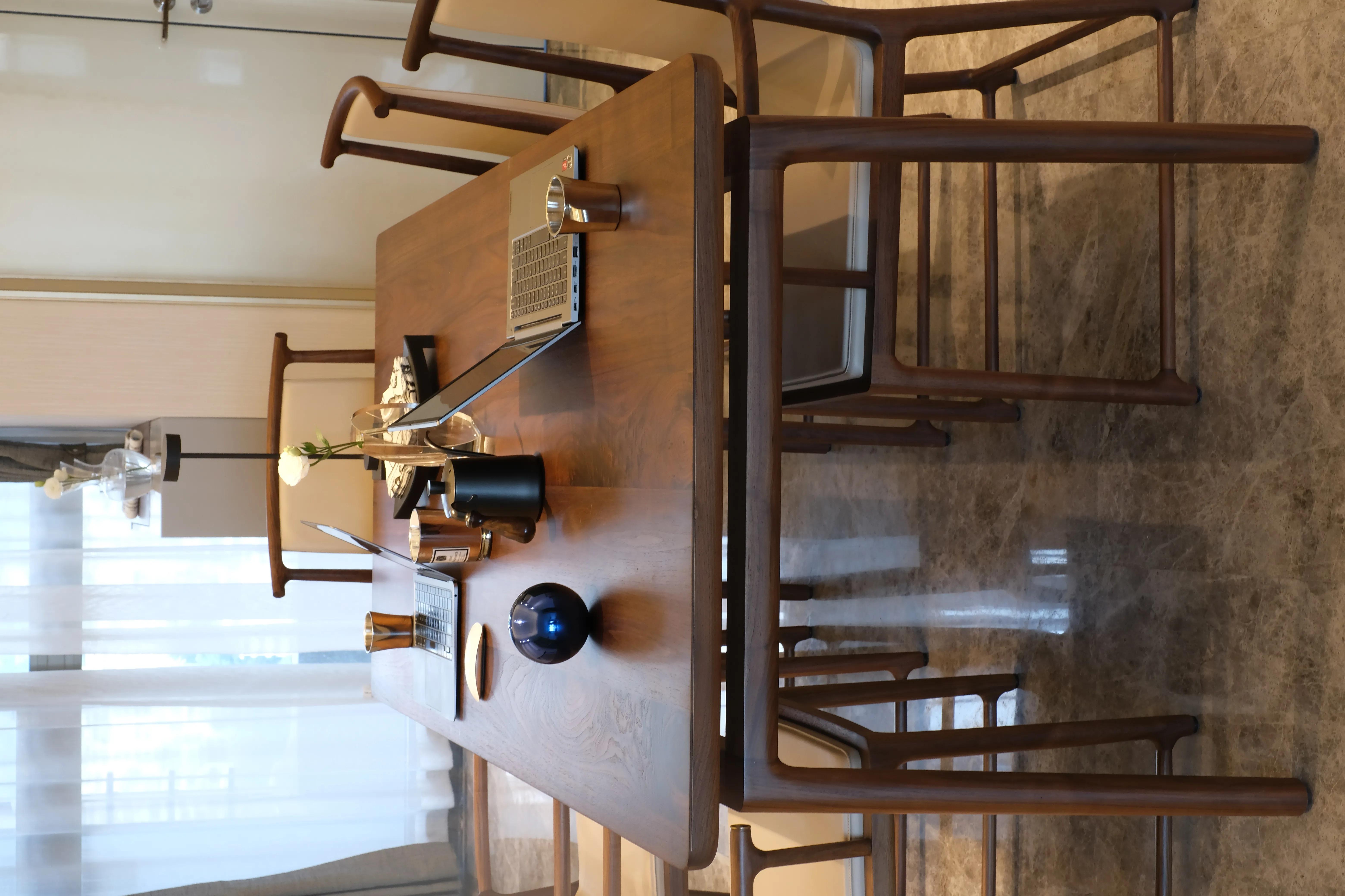 长桌餐桌可折叠,极简好看餐桌推荐