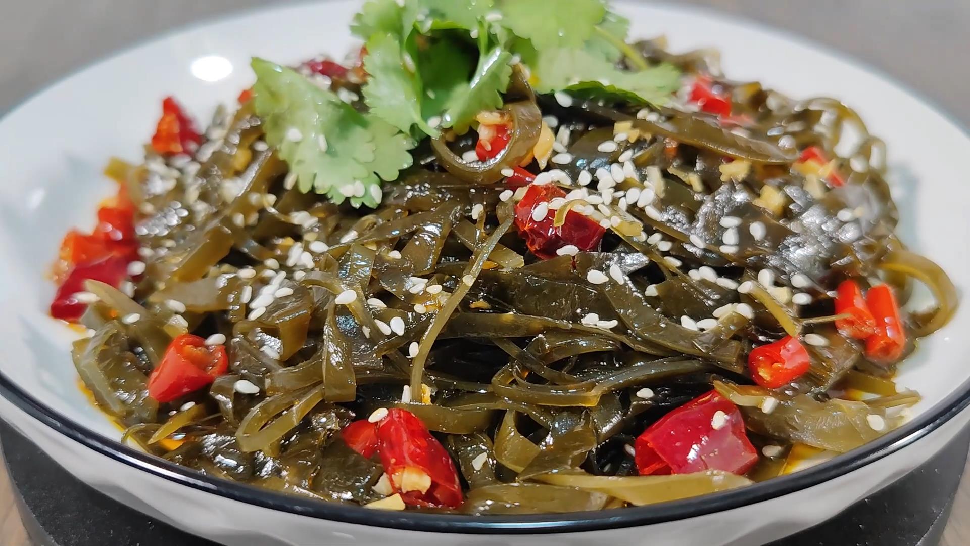 凉拌海带丝怎么洗海带,海带别直接用水泡了不好吃