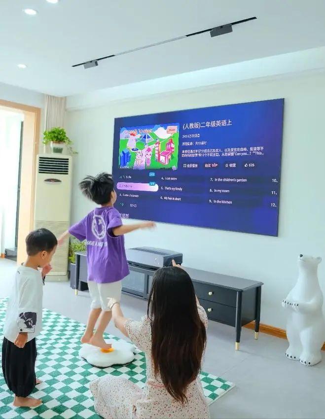 峰米激光电视4kmax近光护眼功能,激光电视护眼之王