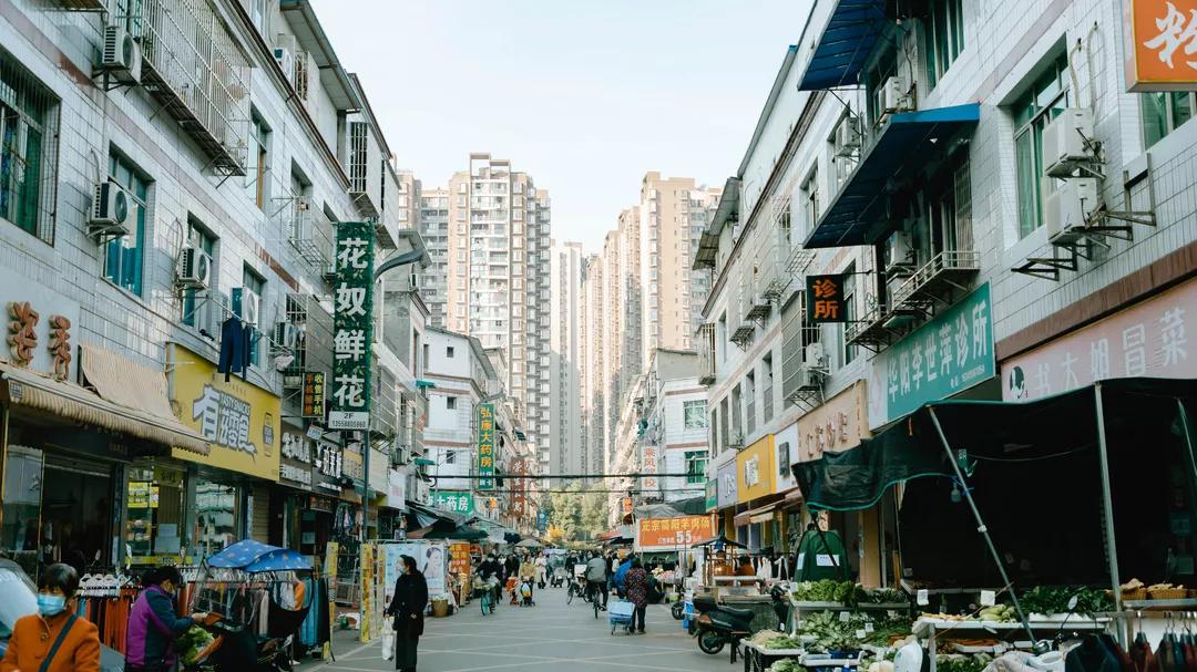 成都伏龙小区伏龙一街,土味城中村