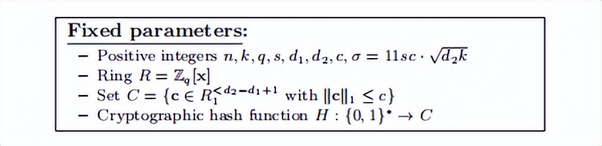 基于理想点阵硬度的数字签名所有问题