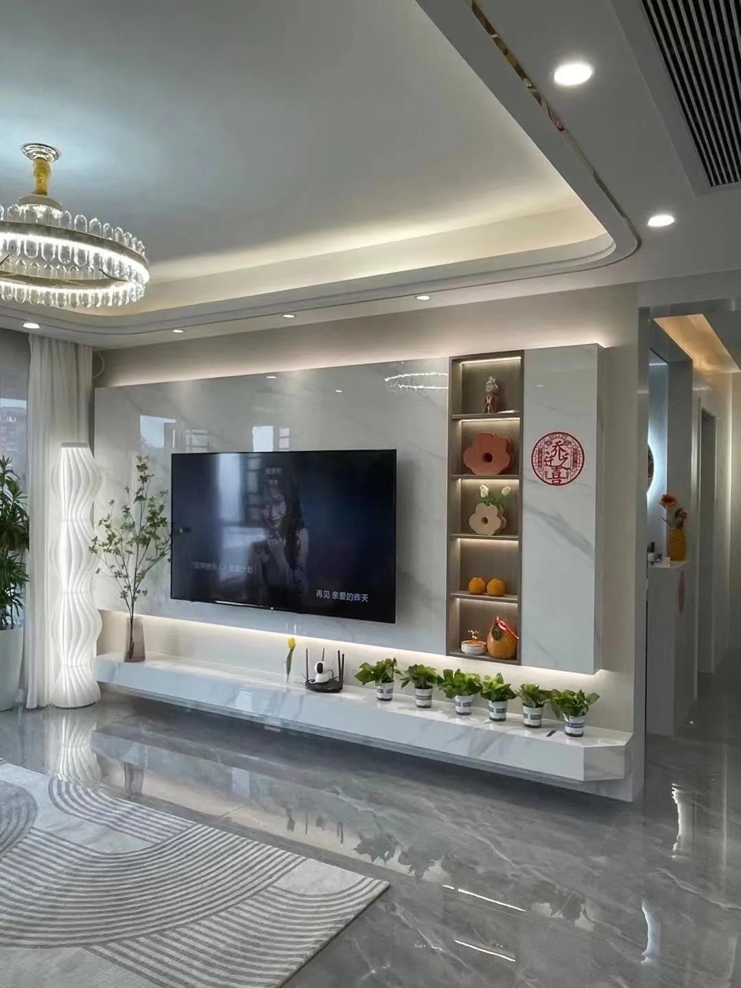 30款客厅背景墙效果图,客厅电视背景墙布