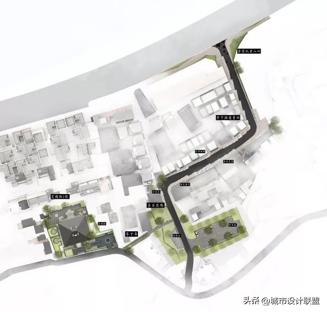 城市微更新街区改造,街区改造对比效果图