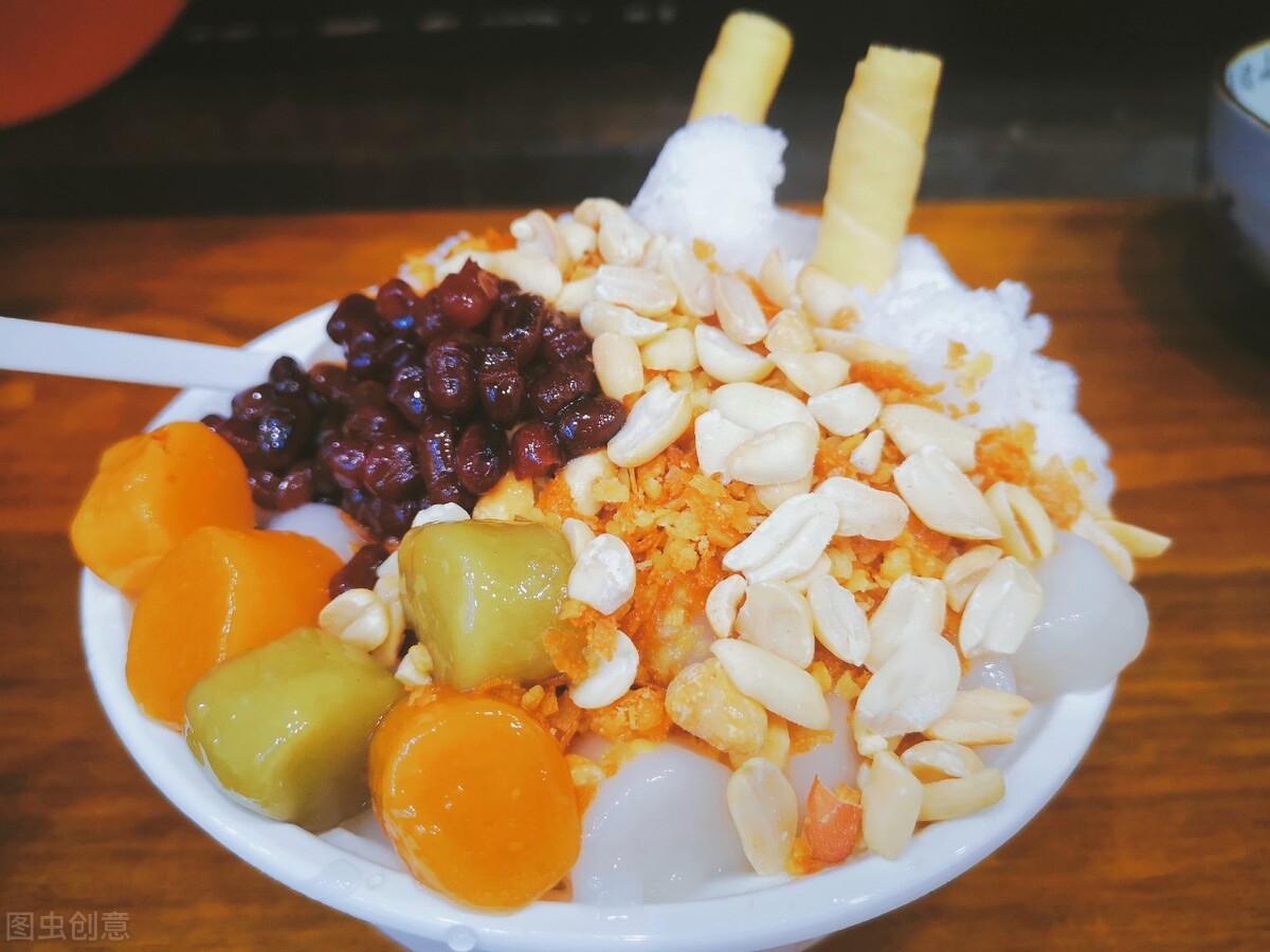 重庆正宗红糖冰汤圆做法,小吃冰汤圆