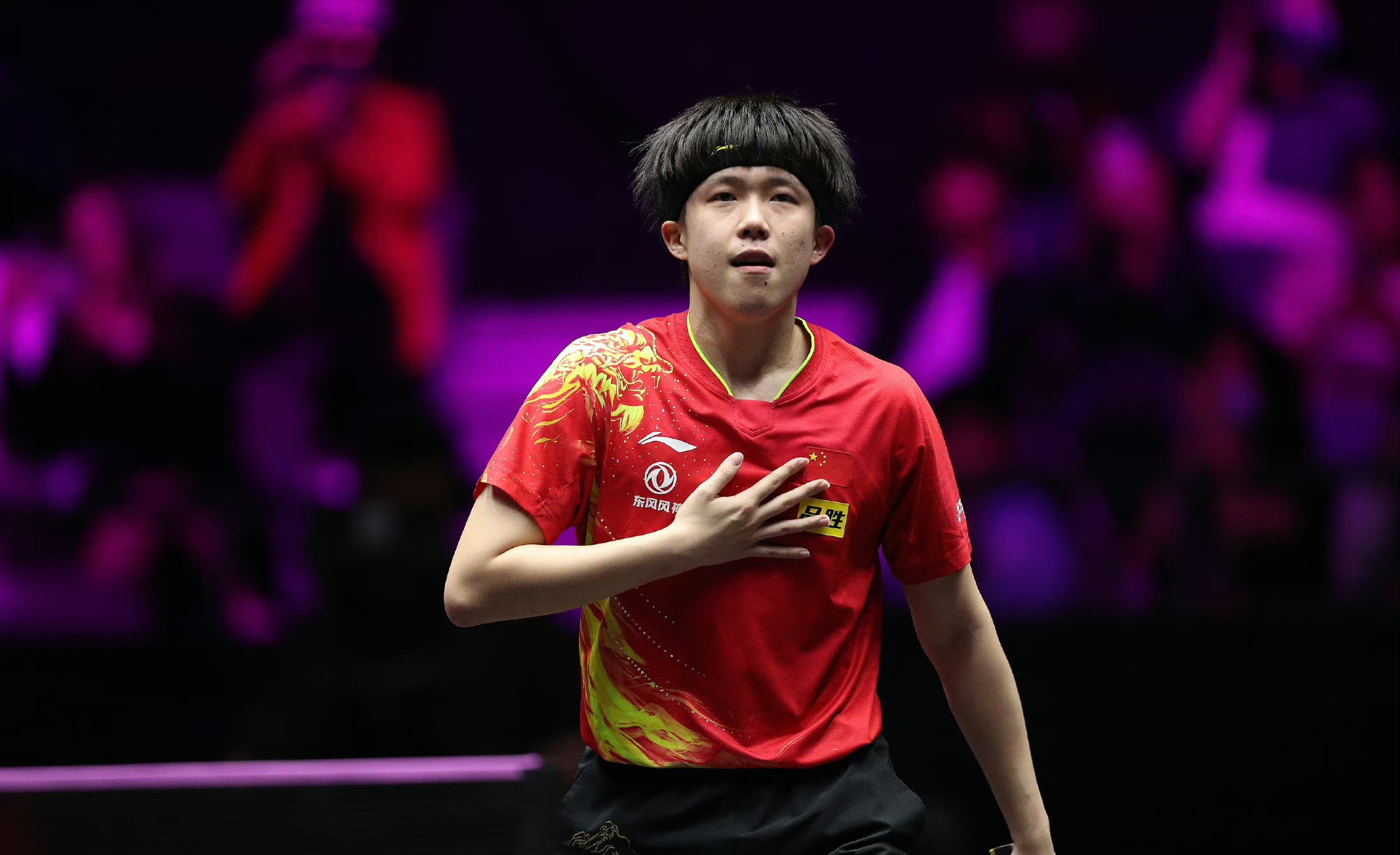 大头王楚钦赢球喊的什么,大头王楚钦拿下最后一局