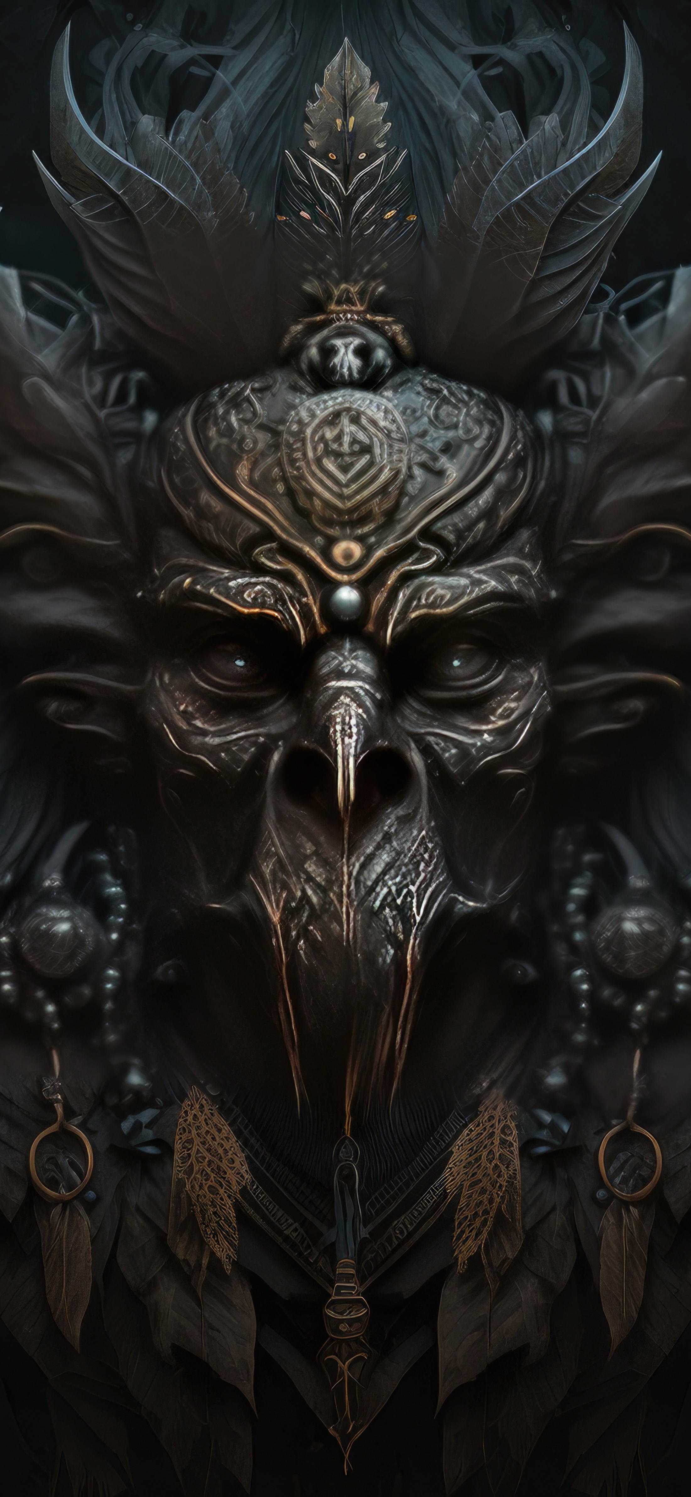 复古骷髅壁纸,骷髅头高清暗黑壁纸