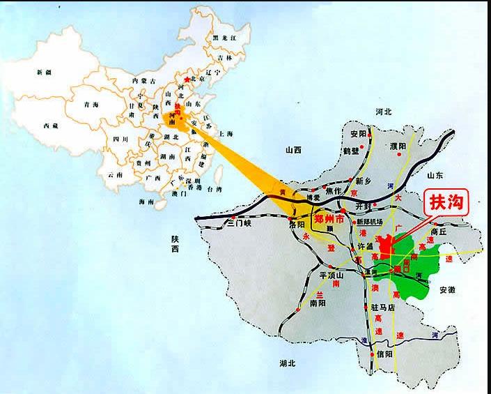 河南扶沟县来历及历史,扶沟县历史上属于哪里