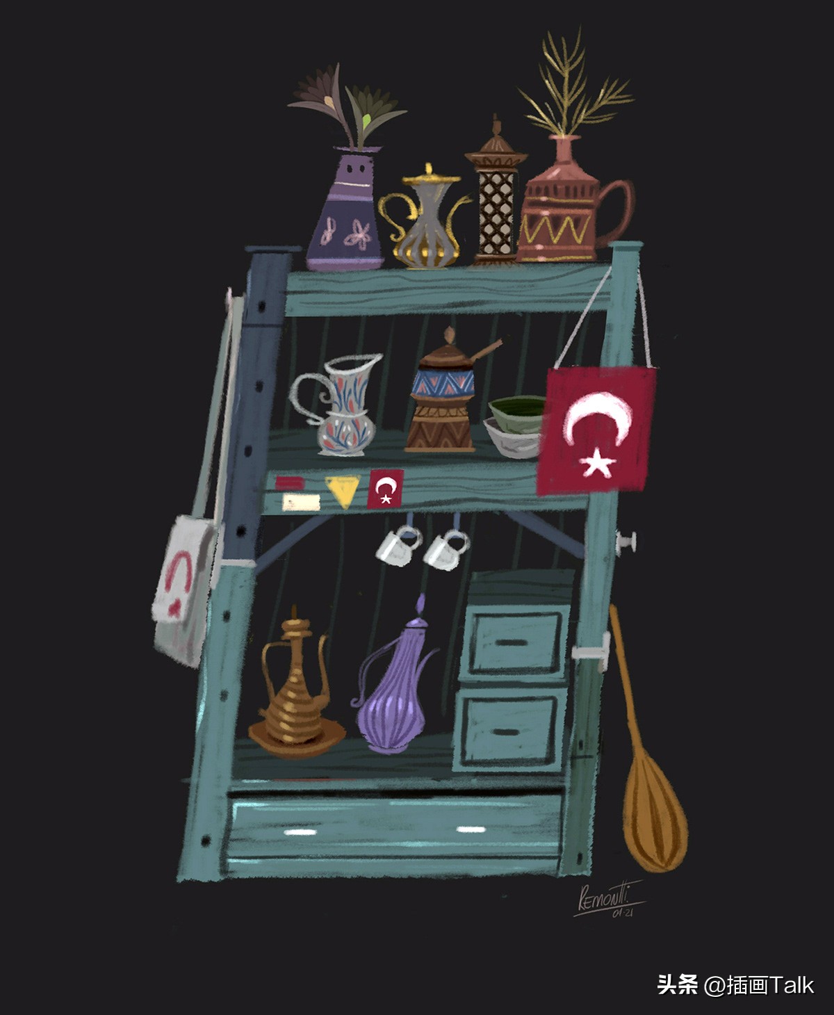 巴西插画师gabriel图,巴西插画师pedrocorrea