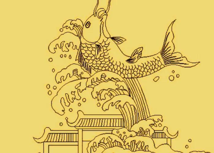 神话鲤鱼报恩,神话故事鲤鱼跳龙门