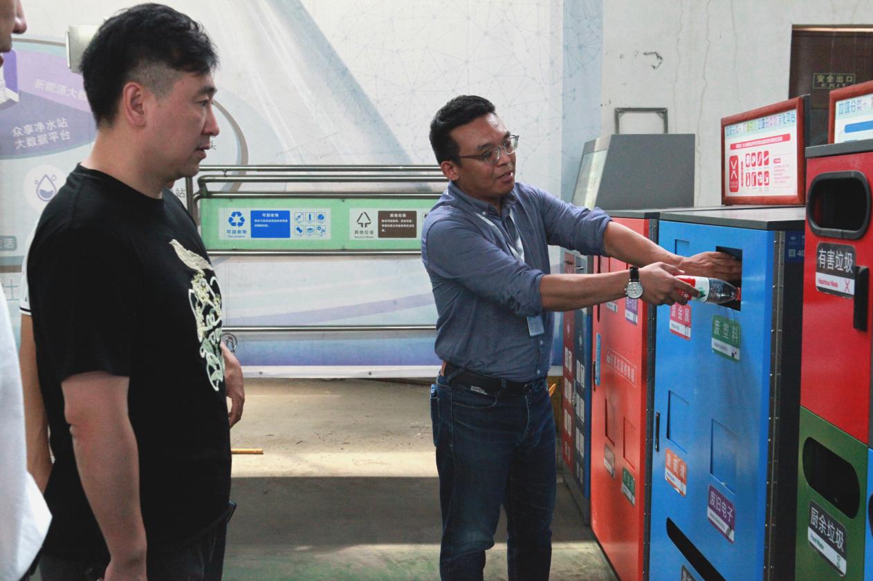 山东广播电视台《生活帮》主持人阿速莅临“垃圾分类家”调研交流