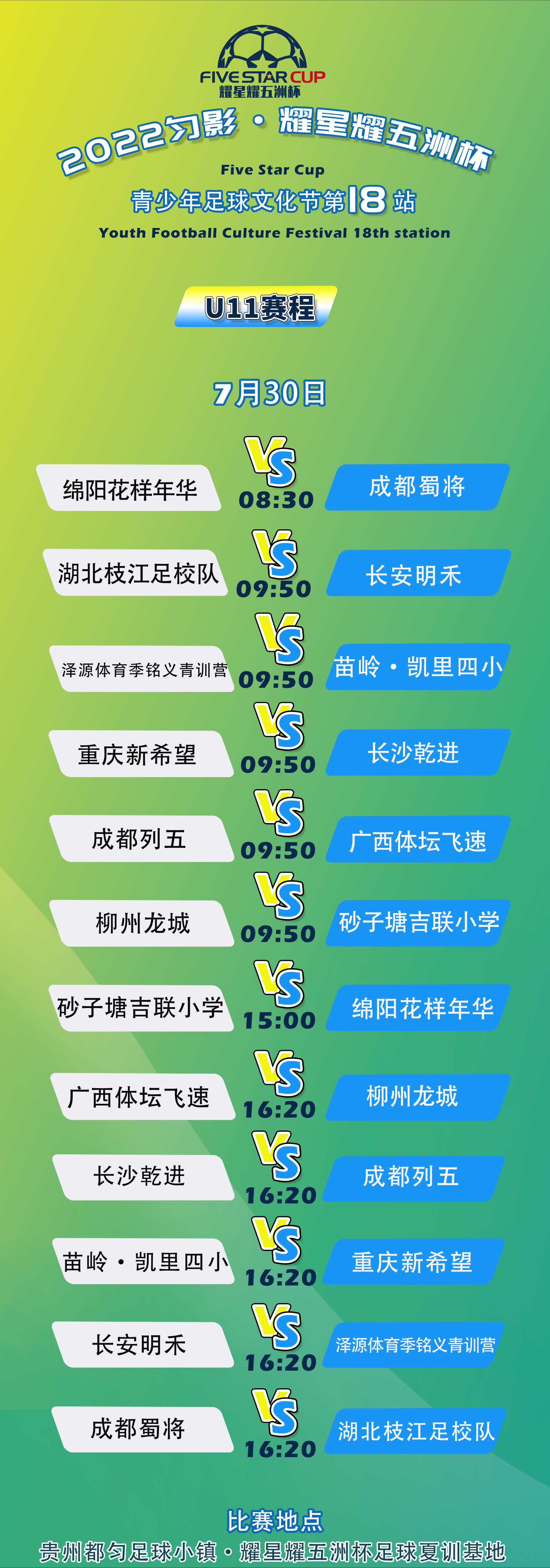 2022星耀五洲杯17站青少年足球赛,2023星耀五洲杯青少年总决赛