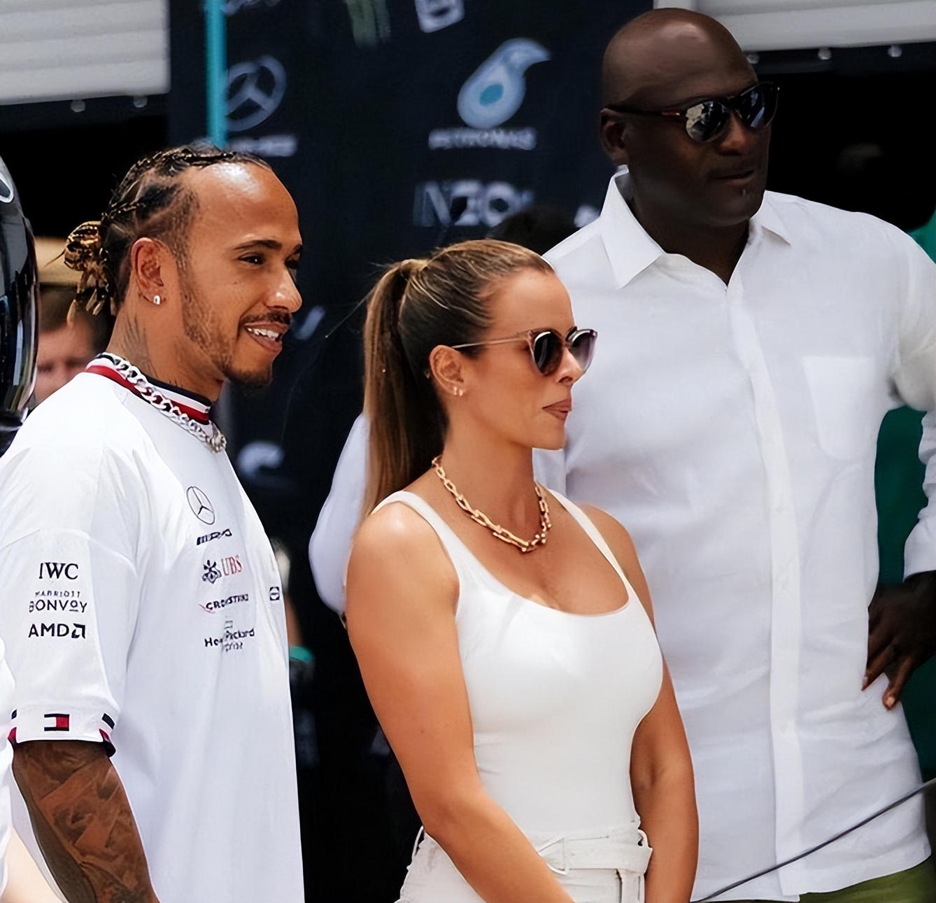 乔治娜乔丹,乔丹妻子伊薇特的身高