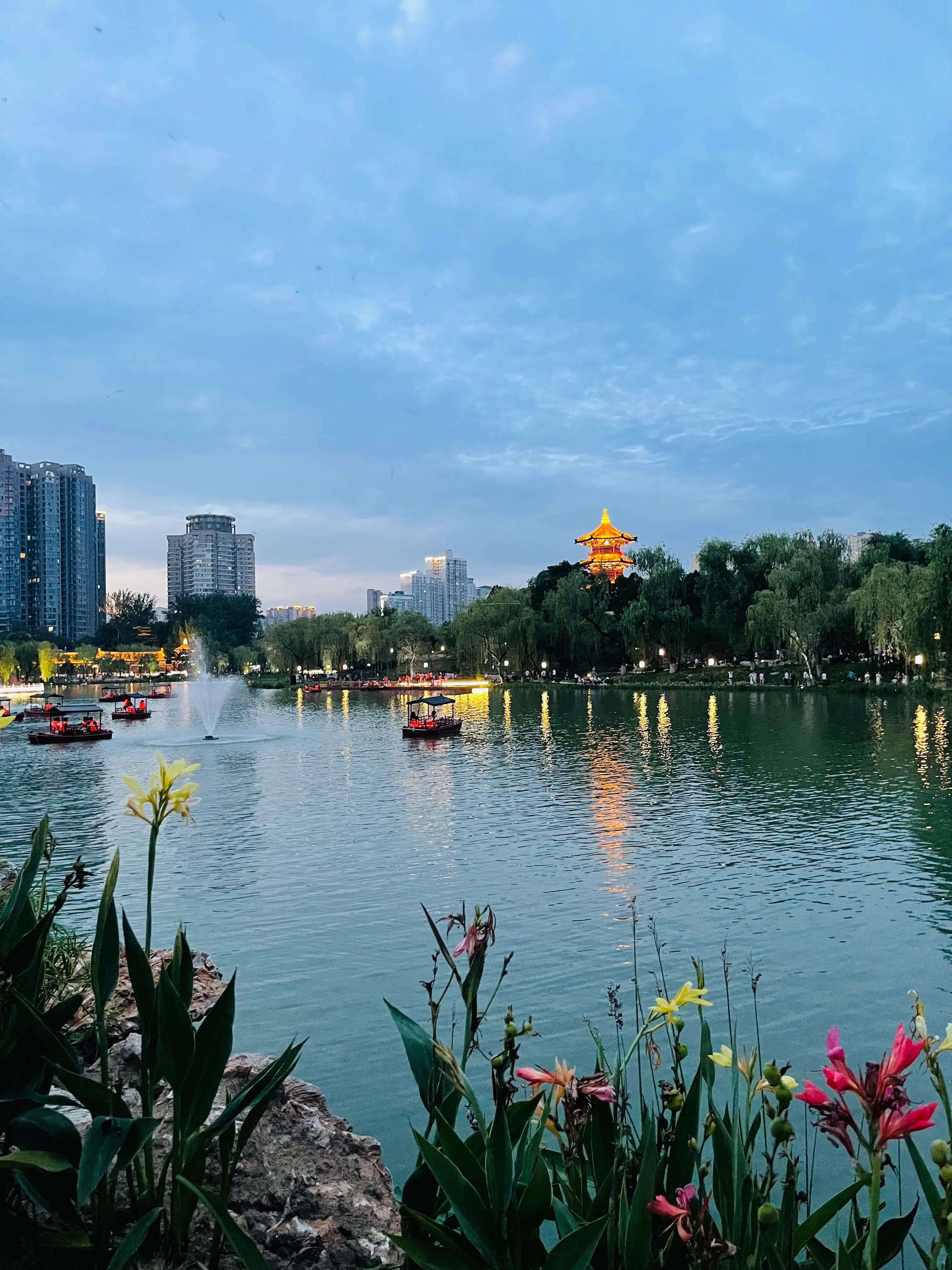 兴庆公园长乐之声合唱团直播现场,兴庆公园大合唱