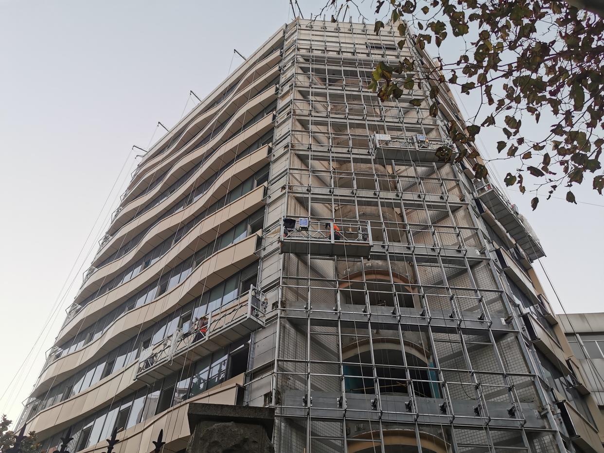 济南市中心医院里的老建筑,济南新建的中医医院