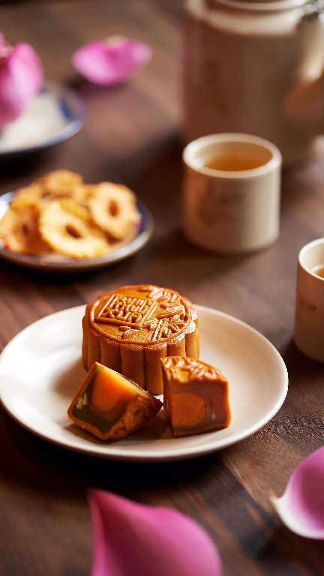 香香甜甜的月饼,中秋月饼壁纸