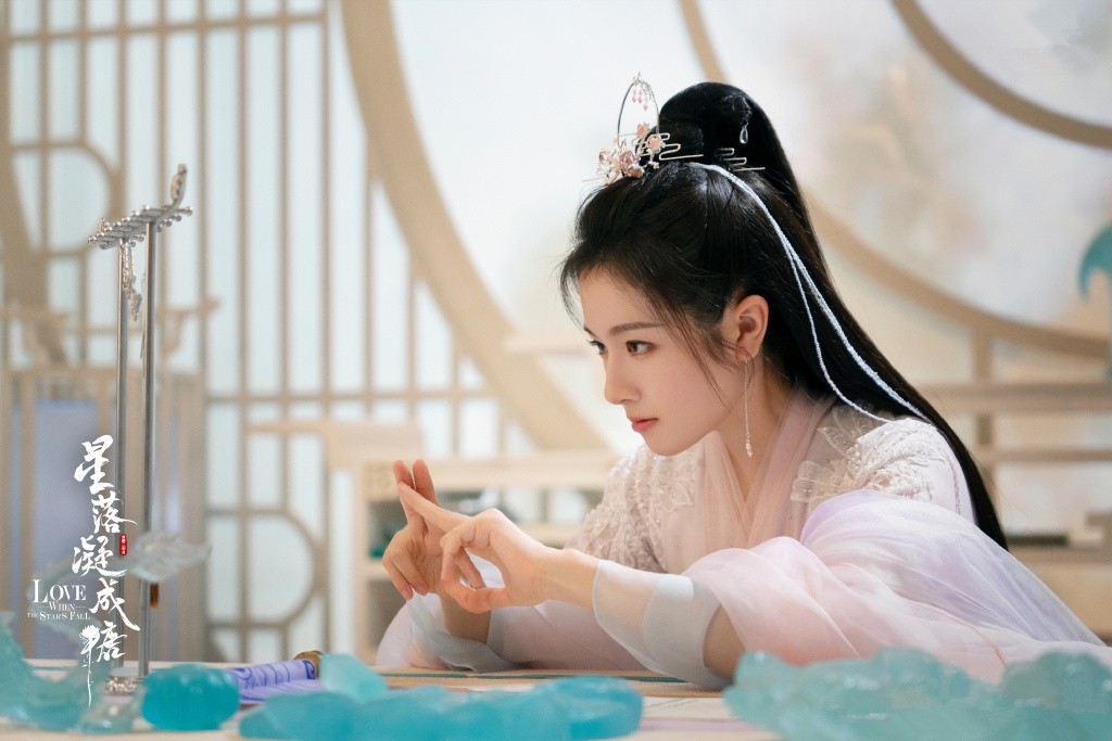 星落凝成糖李兰迪陈星旭吃醋花絮,星落凝成糖陈星旭和李兰迪拍剧照