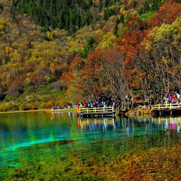 人间仙境九寨沟图片,人间仙境九寨风景图片