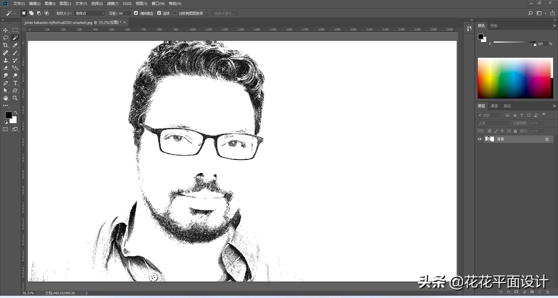 ps做海报怎么把人物融入背景中,ps做海报是在什么颜色模式作图