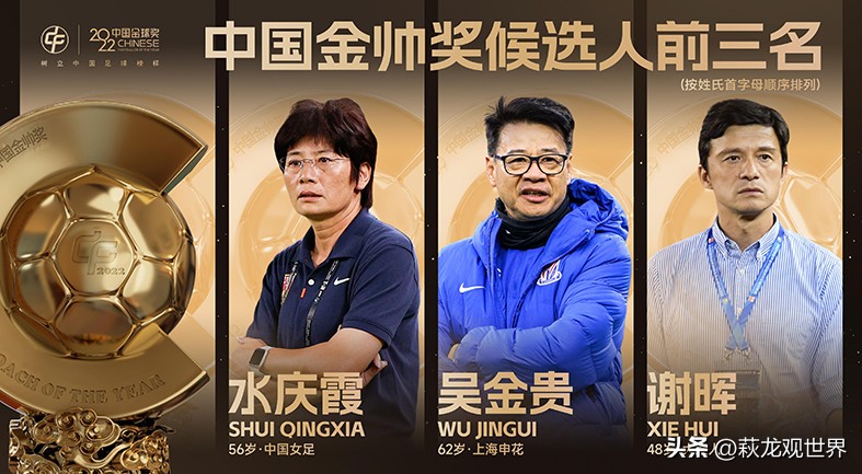 中国足球金球奖会颁给外国人吗,中国足球金球奖2022获奖名单公布