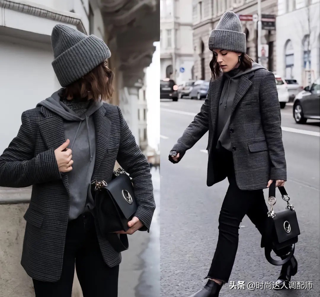 蓝色小西装搭配什么裤子和裙子,小西装搭配女小个子雪纺面料裙子