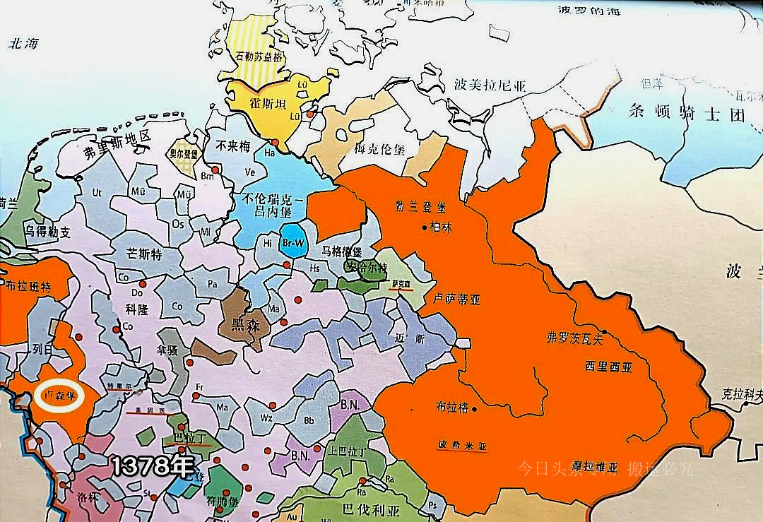 卢森堡不同时期的领土变化,卢森堡现状