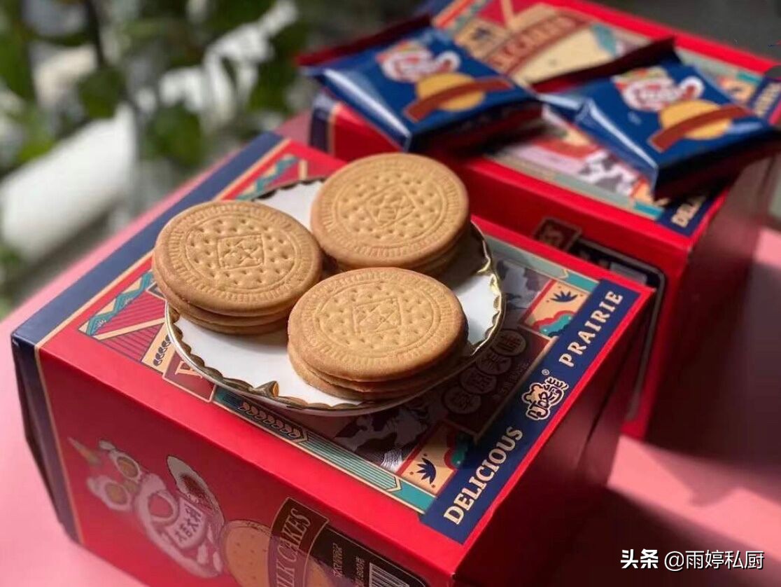 小时候吃的最经典的原味饼干,8090后儿时的非常薄的饼干