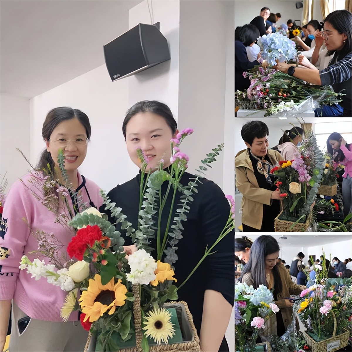三月中医院花香与笑靥｜徐州市中医院开展三八国际妇女节插花活动