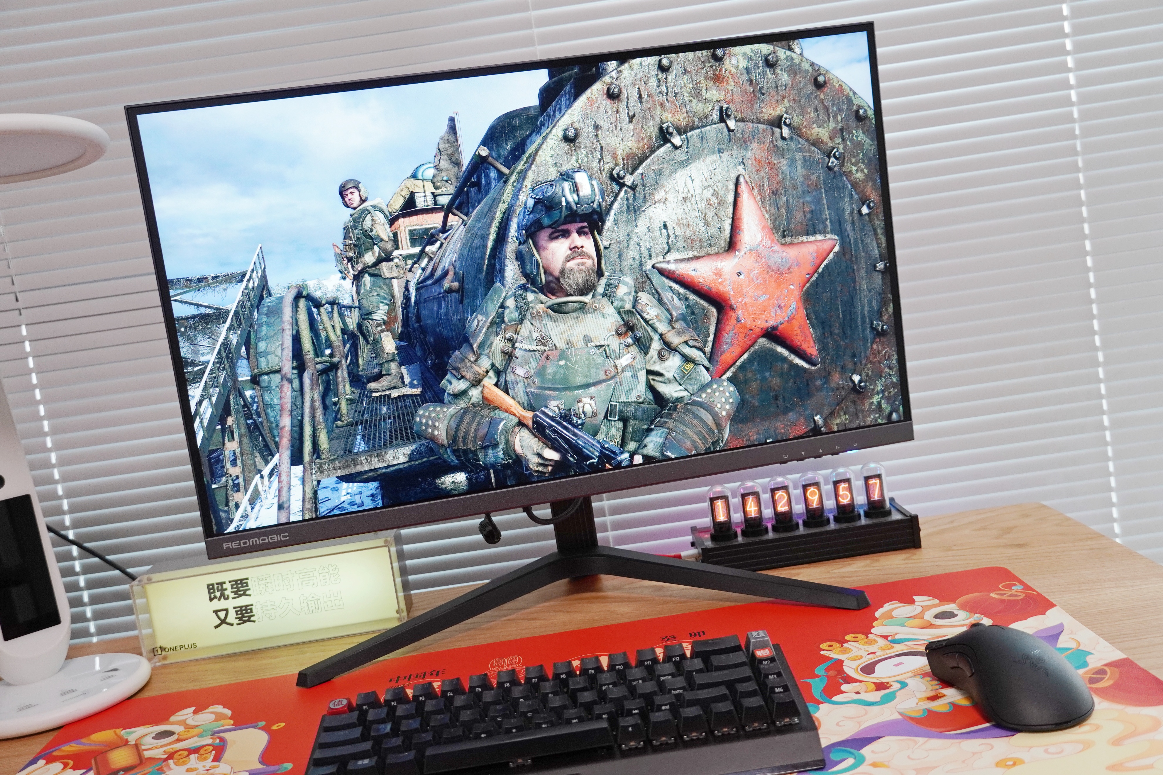 红魔显示器2k240hz换支架,红魔49寸显示器240hz