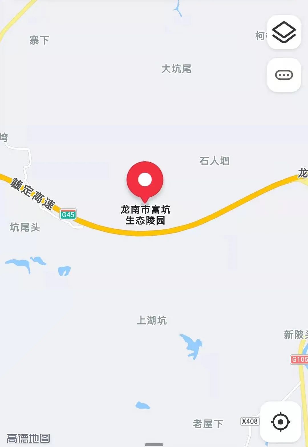 龙南富坑生态公墓在哪里,龙南公墓在哪个地方