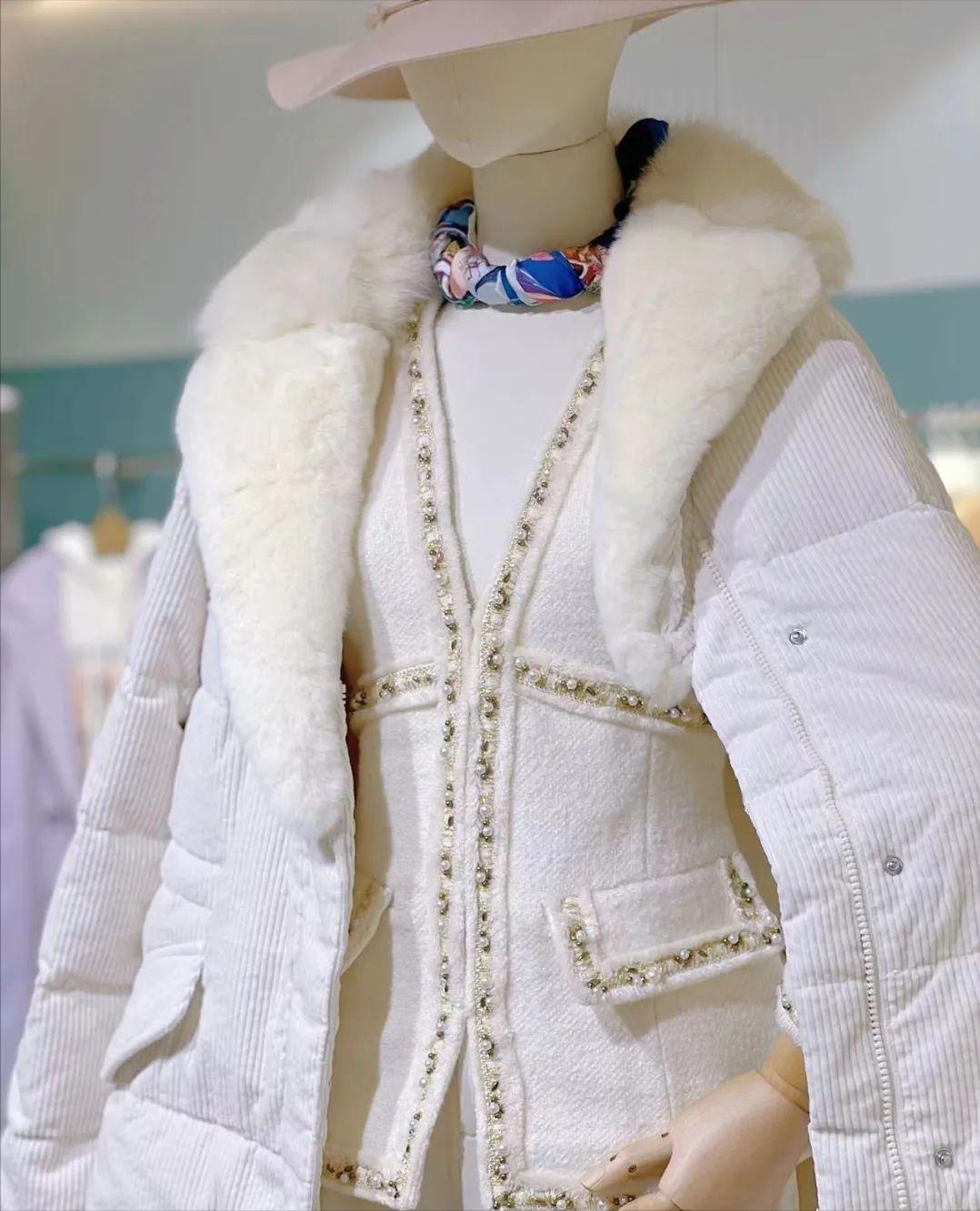 fiveplus秋冬粗花呢连衣裙新款,fiveplus5女装