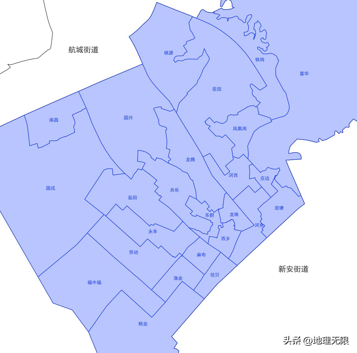 深圳宝安区西乡流塘村地图,深圳市宝安区西乡街道社区分布图