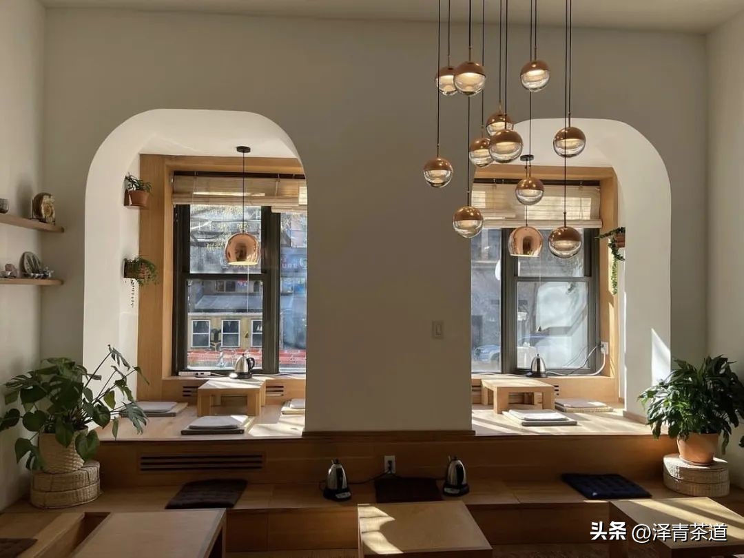 阳台创意设计成茶室,100例经典茶室设计手绘