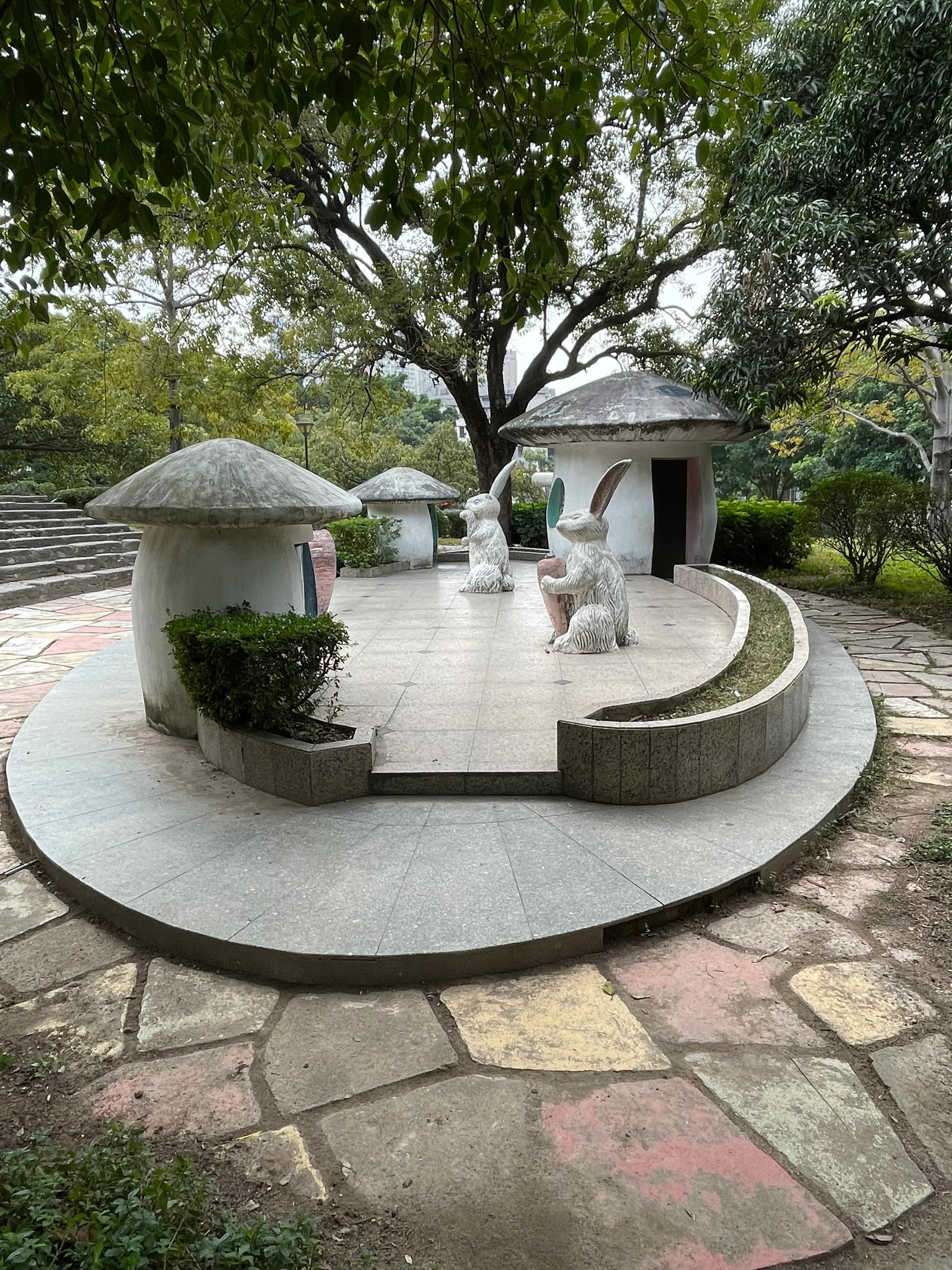 深圳市宝安灵芝公园正在建什么,宝安灵芝公园