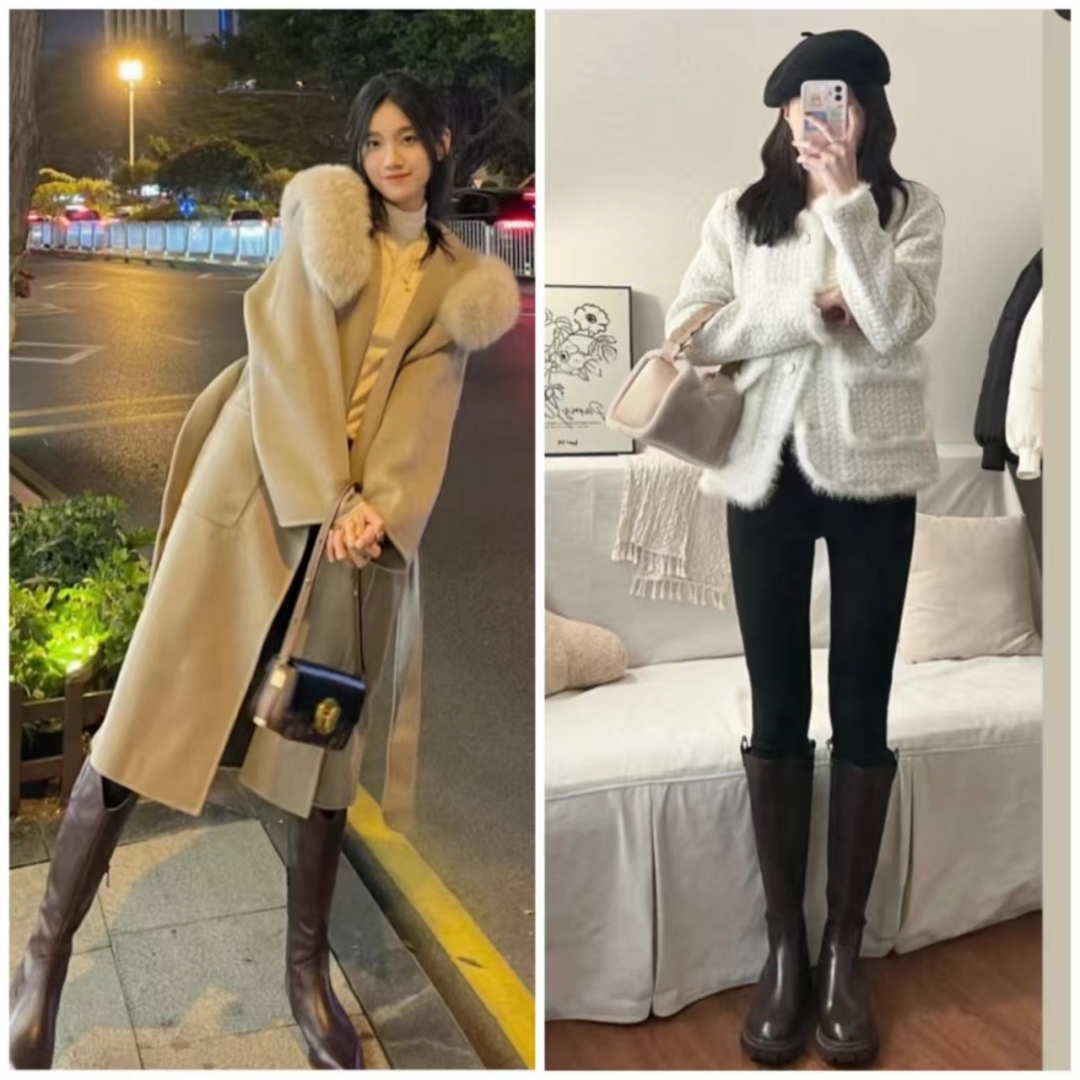 显瘦百搭又好看长筒宽靴,长筒高筒靴显瘦质感好显高