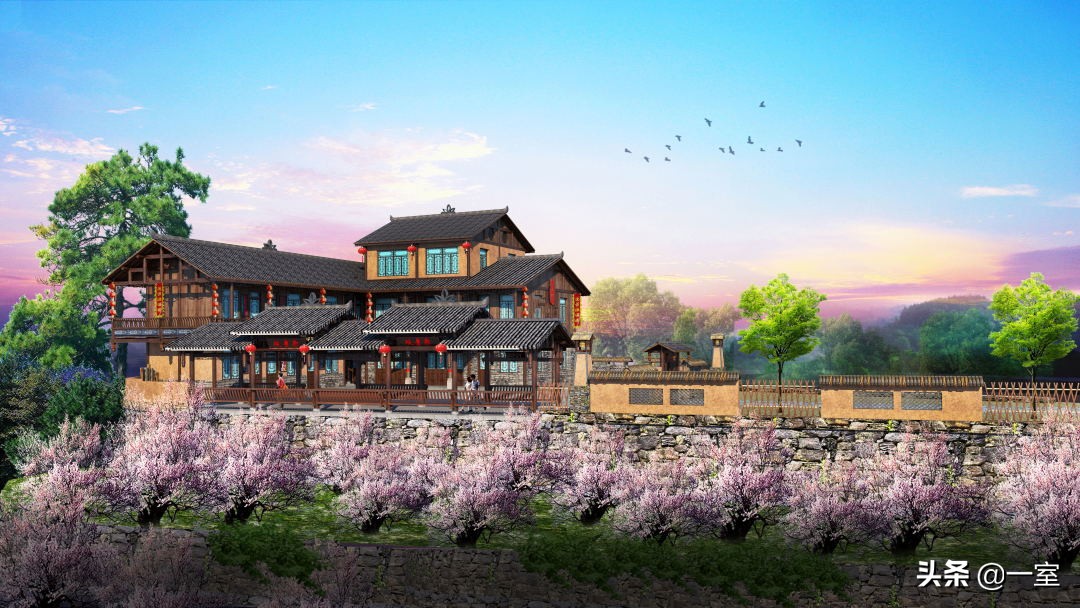 乡村振兴民宿设计,乡村民宿设计效果图