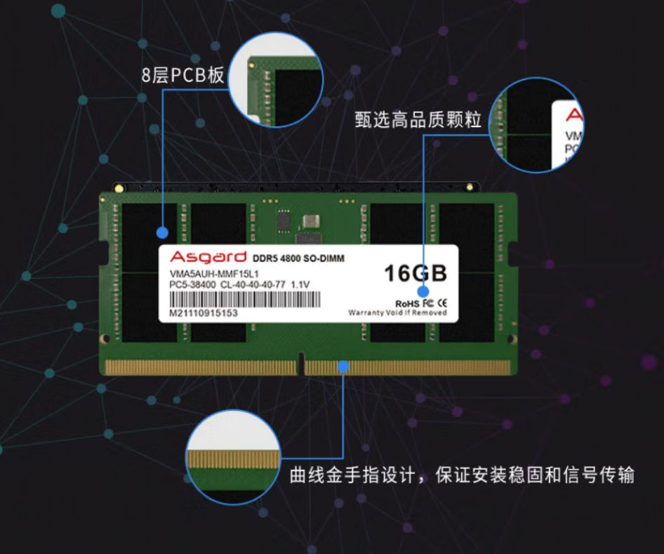 d56000内存条阿斯加特,阿斯加特ddr5内存能买吗
