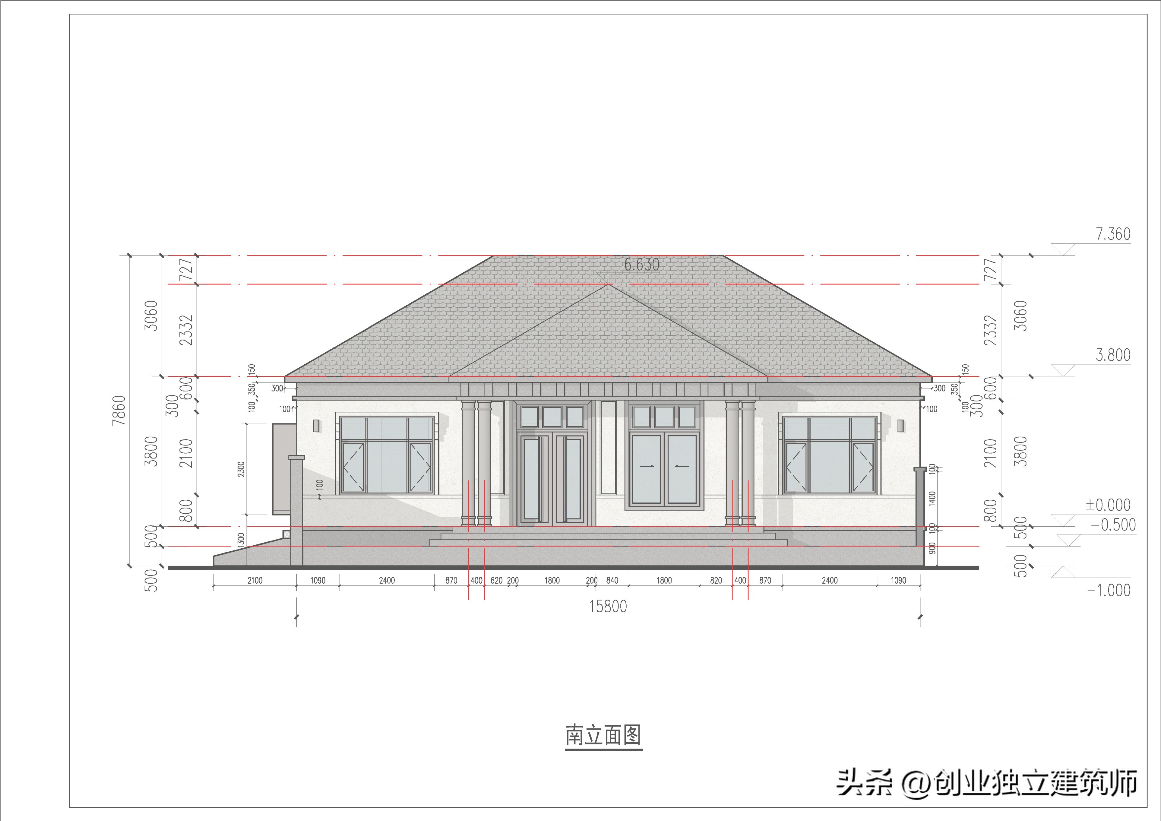 造墅工厂设计农村自建房,自建工作室设计