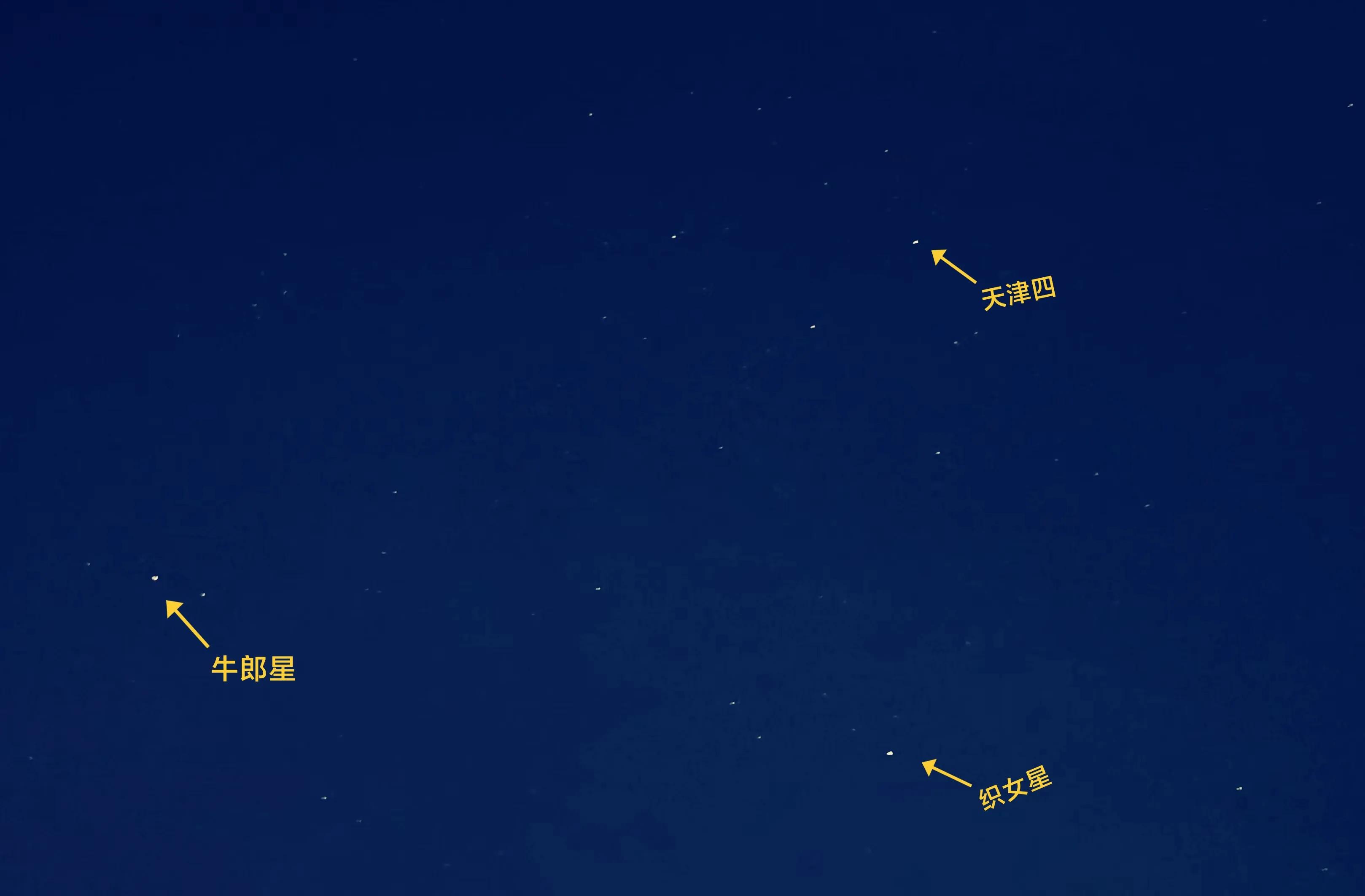 冬季大三角星空图,天文星图高清大图