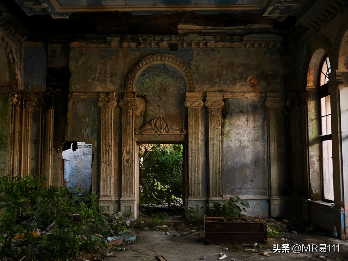 荒废的美国警车,荒芜的美